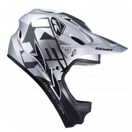 CASQUE KENNY DOWN HILL 2022 GRAPHIC SILVER